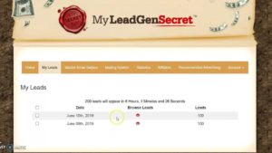 My Lead Gen Secret